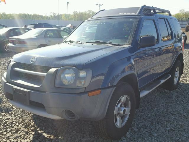 5N1ED28Y54C644304 - 2004 NISSAN XTERRA XE BLUE photo 2