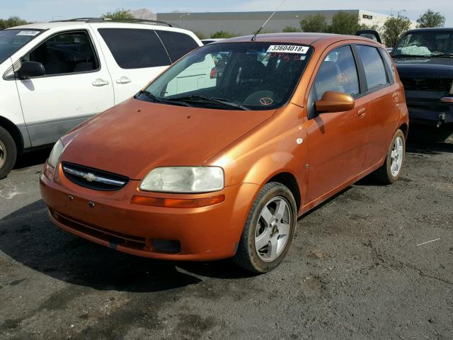 KL1TD66677B781105 - 2007 CHEVROLET AVEO BASE Narıncı foto 2