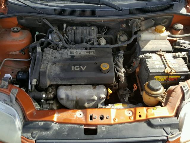 KL1TD66677B781105 - 2007 CHEVROLET AVEO BASE Narıncı foto 7