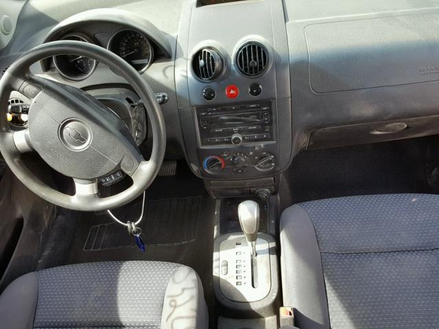 KL1TD66677B781105 - 2007 CHEVROLET AVEO BASE Narıncı foto 9