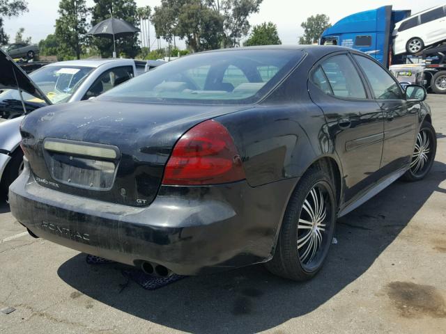 2G2WP522841214556 - 2004 PONTIAC GRAND PRIX BLACK photo 4