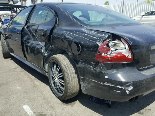 2G2WP522841214556 - 2004 PONTIAC GRAND PRIX BLACK photo 9