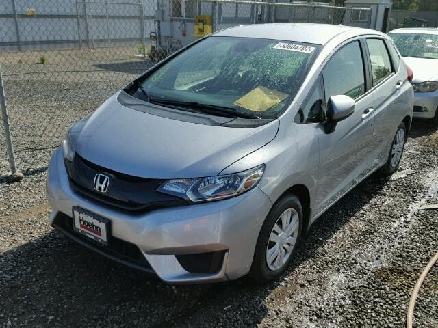 JHMGK5H58HS023207 - 2017 HONDA FIT LX SILVER photo 2