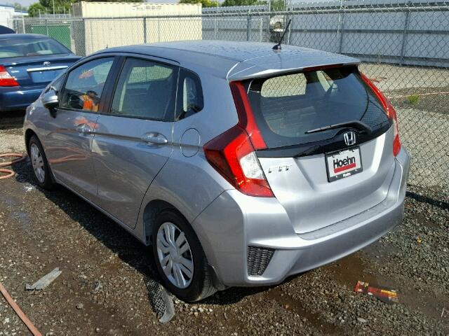 JHMGK5H58HS023207 - 2017 HONDA FIT LX SILVER photo 3