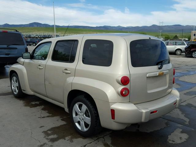 3GNCA13B09S626853 - 2009 CHEVROLET HHR LS BEIGE photo 3