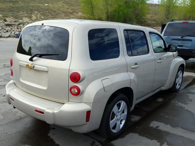 3GNCA13B09S626853 - 2009 CHEVROLET HHR LS BEIGE photo 4