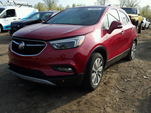 KL4CJCSB2HB006614 - 2017 BUICK ENCORE ESS RED photo 2