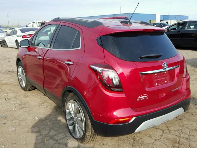KL4CJCSB2HB006614 - 2017 BUICK ENCORE ESS RED photo 3