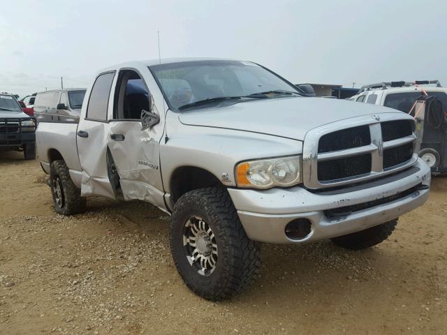 3D7KU28C64G123350 - 2004 DODGE RAM 2500 S SILVER photo 1