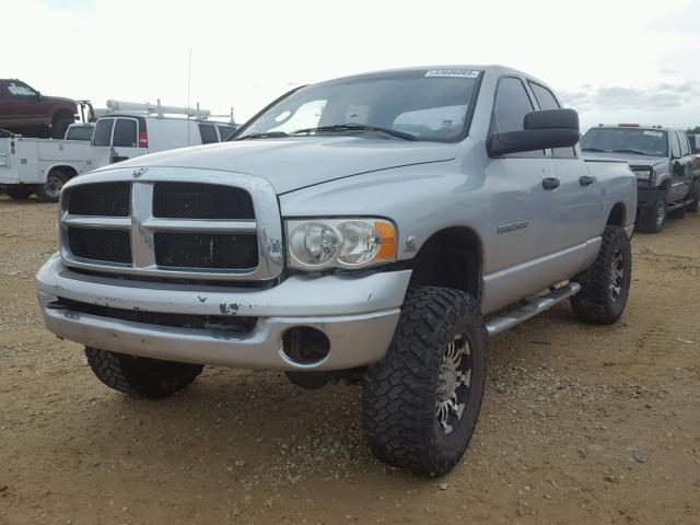 3D7KU28C64G123350 - 2004 DODGE RAM 2500 S SILVER photo 2