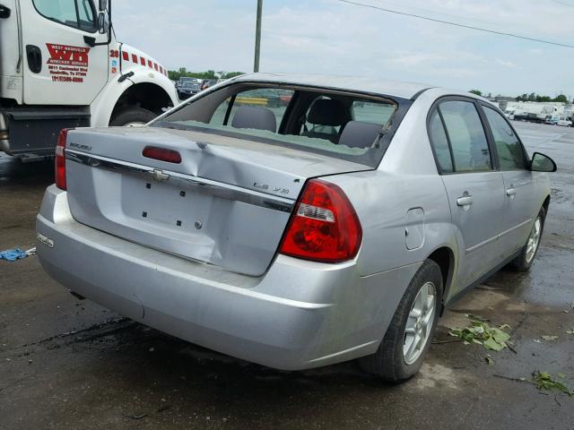 1G1ZT54825F241986 - 2005 CHEVROLET MALIBU LS SILVER photo 4