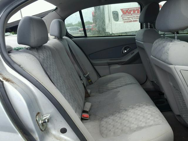 1G1ZT54825F241986 - 2005 CHEVROLET MALIBU LS SILVER photo 6