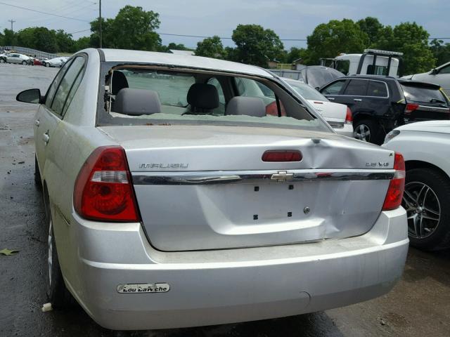 1G1ZT54825F241986 - 2005 CHEVROLET MALIBU LS SILVER photo 9