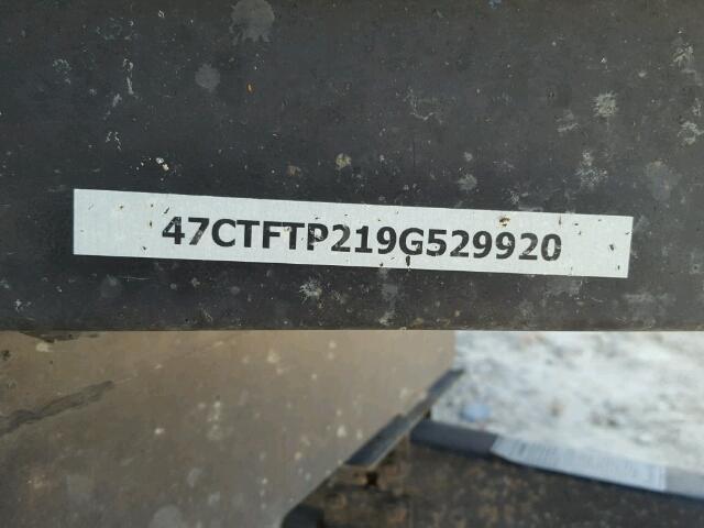 47CTFTP219G529920 - 2009 FOUR EXPRESS WHITE photo 10