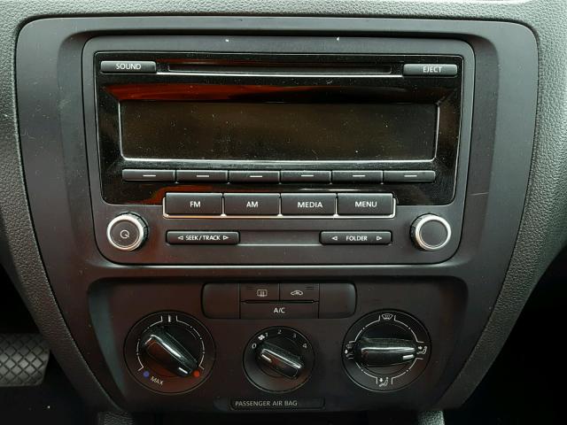 3VW2K7AJ3EM228143 - 2014 VOLKSWAGEN JETTA BASE Կարմիր լուսանկար 9