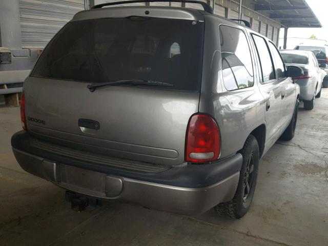 1B4HR28N91F550815 - 2001 DODGE DURANGO GRAY photo 4