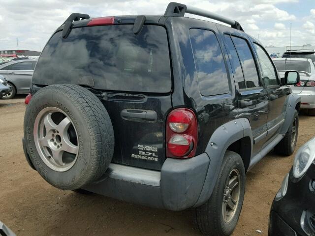 1J4GL38K45W723569 - 2005 JEEP LIBERTY RE BLACK photo 4