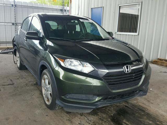 3CZRU5H34GM727604 - 2016 HONDA HR-V LX GREEN photo 1