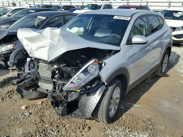 KM8J23A42HU432610 - 2017 HYUNDAI TUCSON SE SILVER photo 2