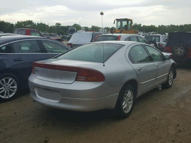 2B3HD46R74H667929 - 2004 DODGE INTREPID S GRAY photo 4