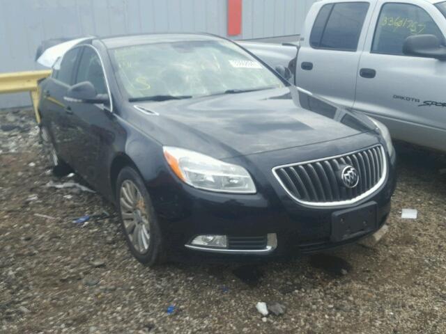 2G4GR5EK1C9137496 - 2012 BUICK REGAL BLACK photo 1