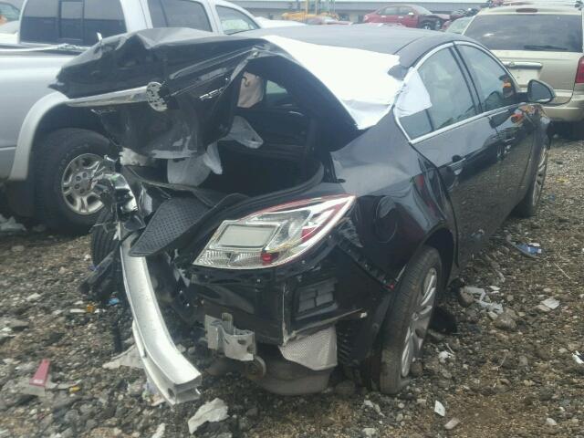 2G4GR5EK1C9137496 - 2012 BUICK REGAL BLACK photo 4