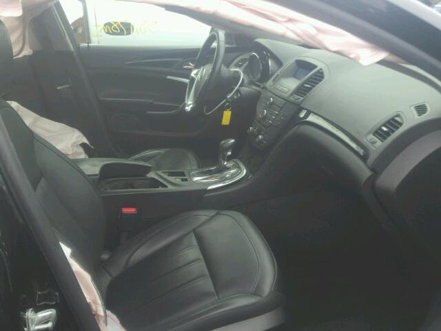 2G4GR5EK1C9137496 - 2012 BUICK REGAL BLACK photo 5