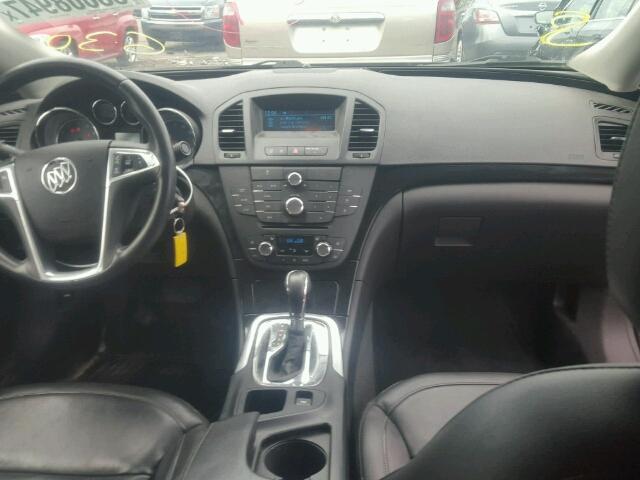 2G4GR5EK1C9137496 - 2012 BUICK REGAL BLACK photo 9