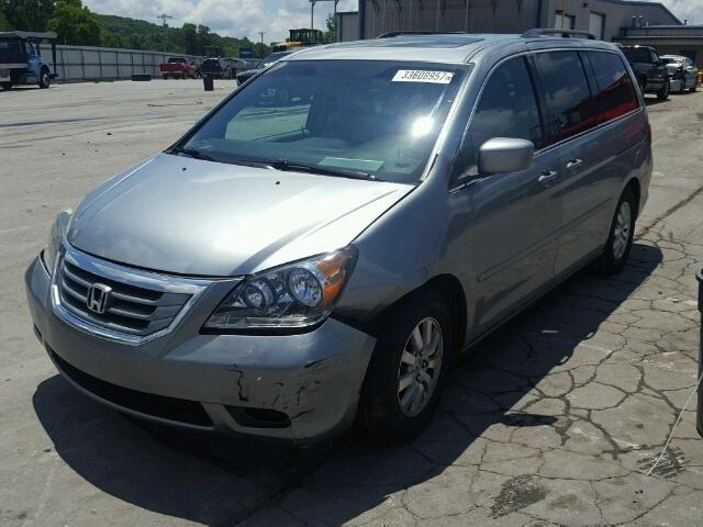 5FNRL3H74AB045981 - 2010 HONDA ODYSSEY EX GRAY photo 2