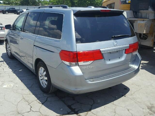 5FNRL3H74AB045981 - 2010 HONDA ODYSSEY EX GRAY photo 3