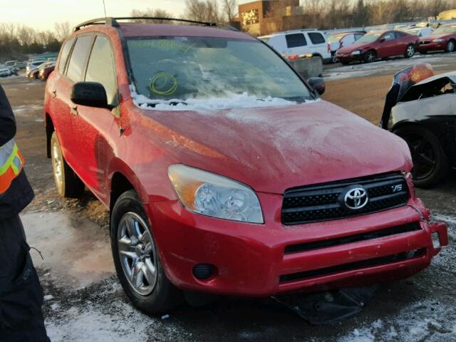 JTMBK33VX86045080 - 2008 TOYOTA RAV4 RED photo 1