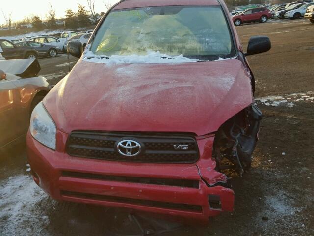 JTMBK33VX86045080 - 2008 TOYOTA RAV4 RED photo 10