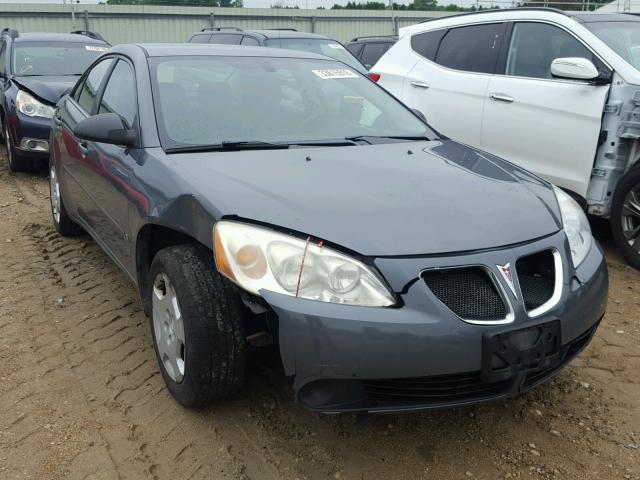 1G2ZF58B774253185 - 2007 PONTIAC G6 VALUE L GRAY photo 1