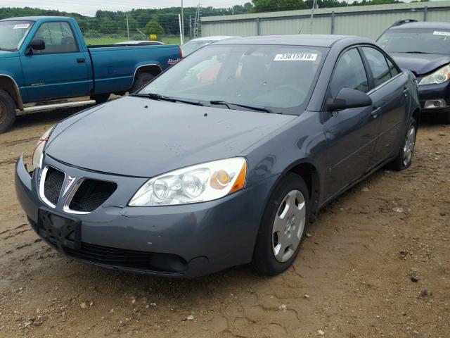 1G2ZF58B774253185 - 2007 PONTIAC G6 VALUE L GRAY photo 2