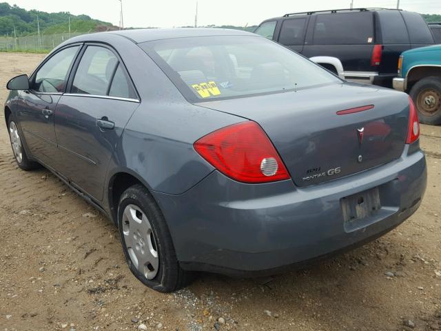 1G2ZF58B774253185 - 2007 PONTIAC G6 VALUE L GRAY photo 3