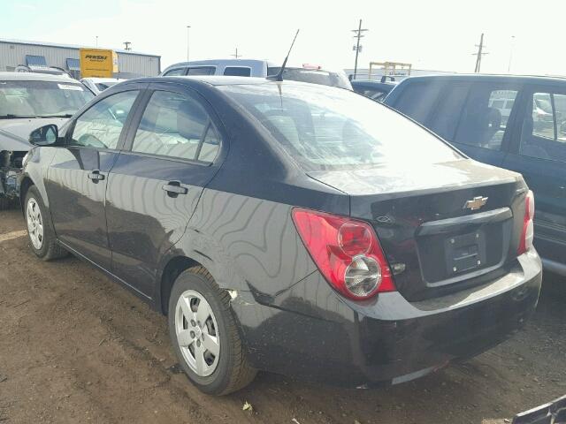 1G1JA5SH4E4182943 - 2014 CHEVROLET SONIC LS BLACK photo 3