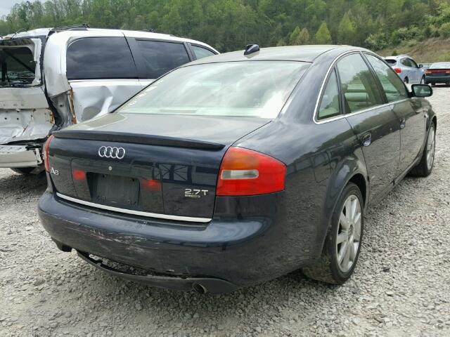 WAUCD64B24N074476 - 2004 AUDI A6 S-LINE BLUE photo 4