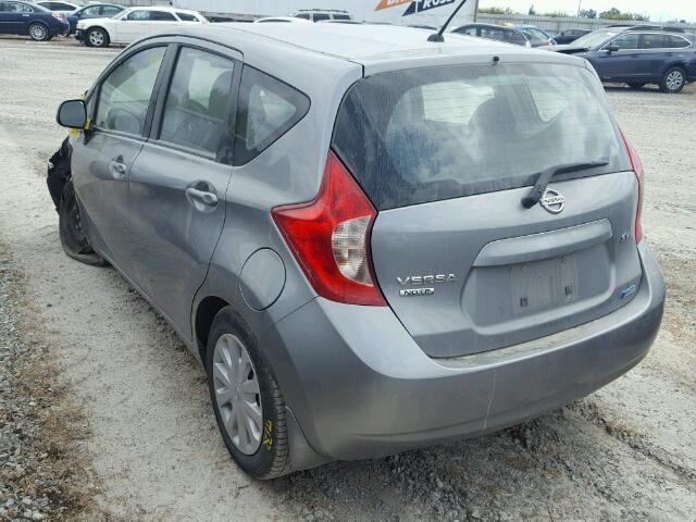 3N1CE2CP5EL401902 - 2014 NISSAN VERSA NOTE GRAY photo 3