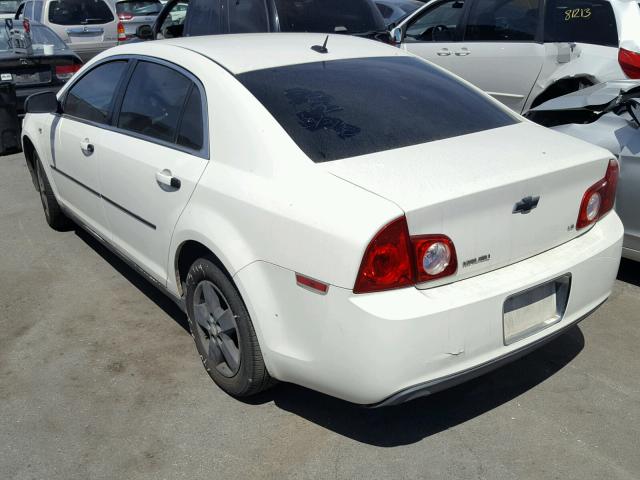 1G1ZG57B38F165856 - 2008 CHEVROLET MALIBU LS 白色 照片 3