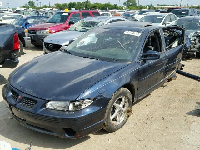 1G2WP52K82F134518 - 2002 PONTIAC GRAND PRIX BLUE photo 2