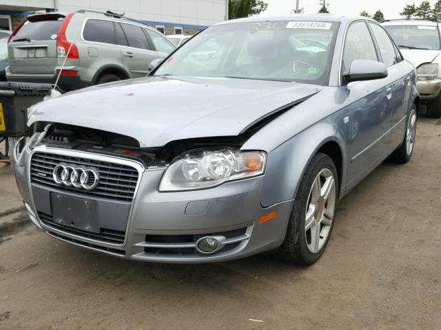 WAUDF78E66A216234 - 2006 AUDI A4 2.0T QU GRAY photo 2