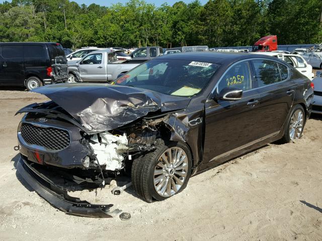 KNALW4D40F6017576 - 2015 KIA K900 BROWN photo 2