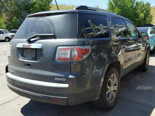 1GKKVSKD0DJ149423 - 2013 GMC ACADIA SLT GRAY photo 4