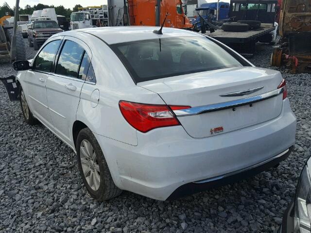 1C3CCBBBXDN639319 - 2013 CHRYSLER 200 WHITE photo 3