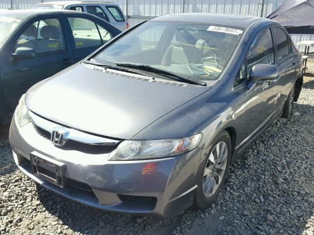 19XFA1F84AE061452 - 2010 HONDA CIVIC EX ნაცრისფერი ფოტო 2