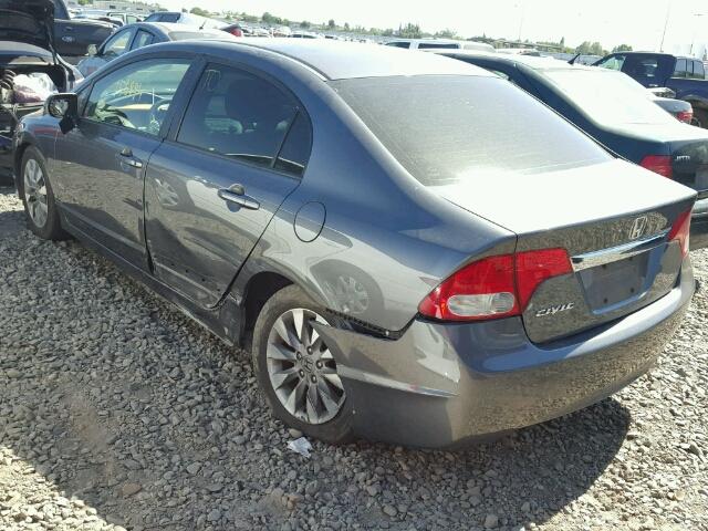 19XFA1F84AE061452 - 2010 HONDA CIVIC EX ნაცრისფერი ფოტო 3
