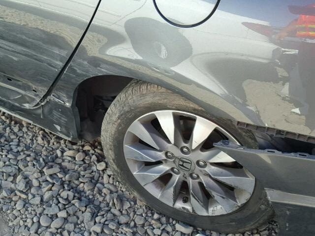 19XFA1F84AE061452 - 2010 HONDA CIVIC EX ნაცრისფერი ფოტო 9