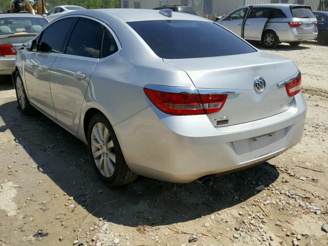 1G4PP5SK8F4134001 - 2015 BUICK VERANO SILVER photo 3