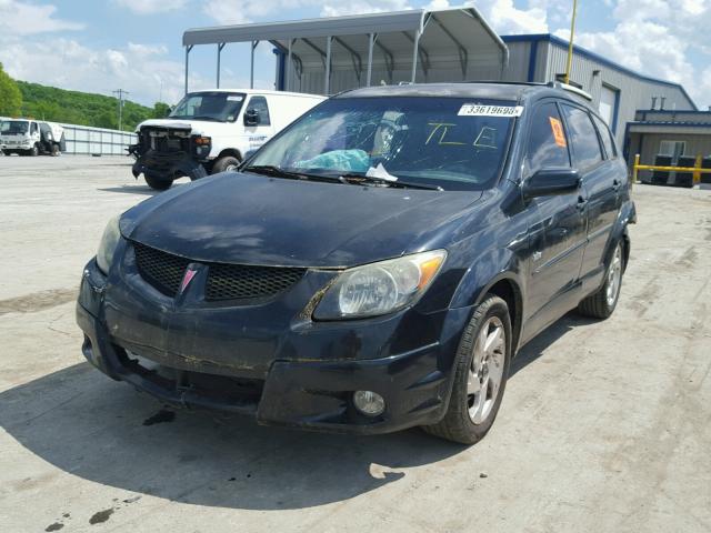 5Y2SL62844Z468143 - 2004 PONTIAC VIBE BLACK photo 2