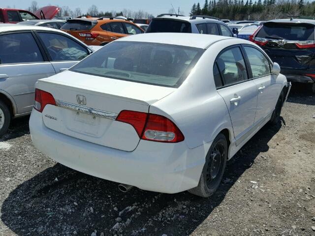 2HGFA1F09AH018919 - 2010 HONDA CIVIC EXL 白色 照片 4
